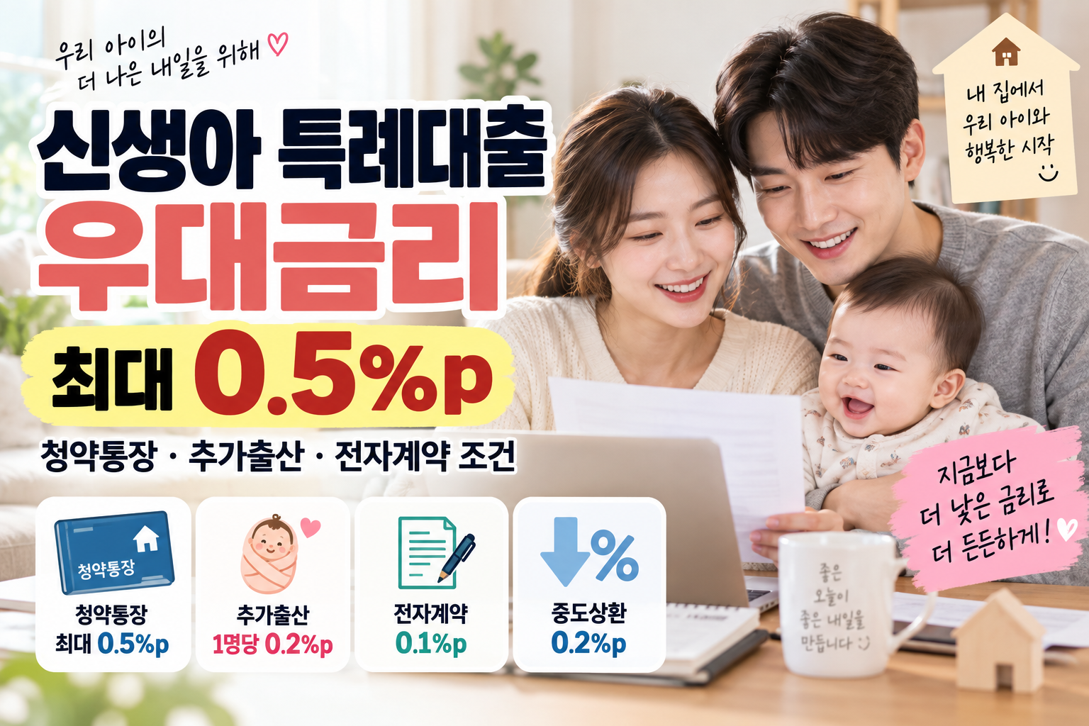 신생아 특례대출 우대금리