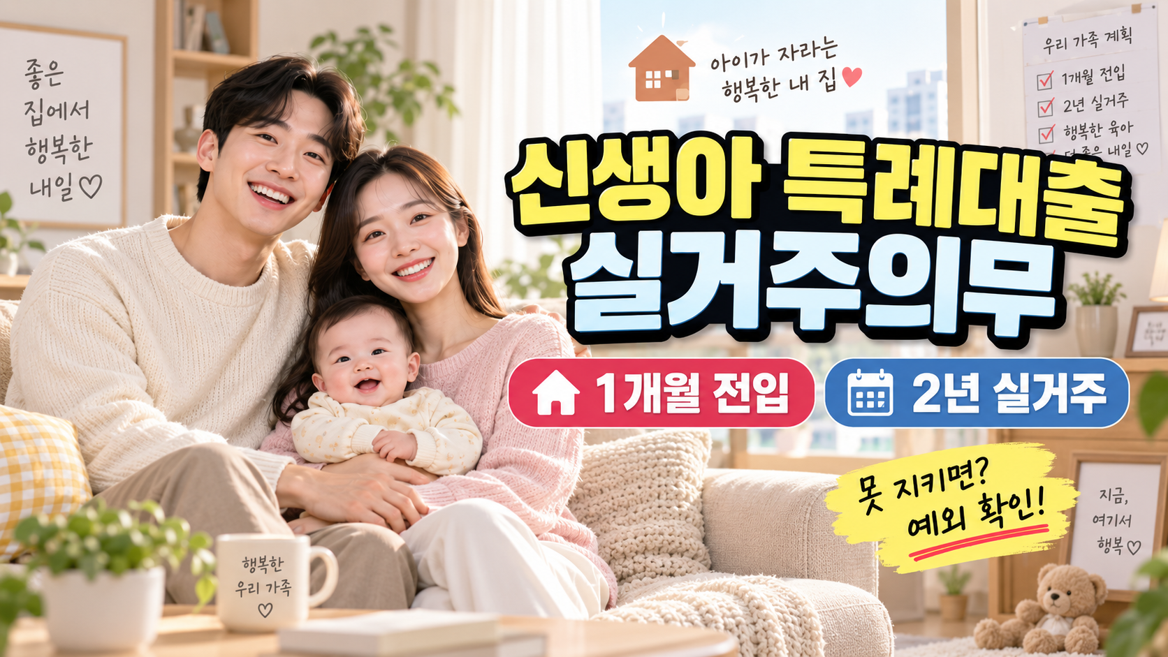신생아 특례대출 실거주의무