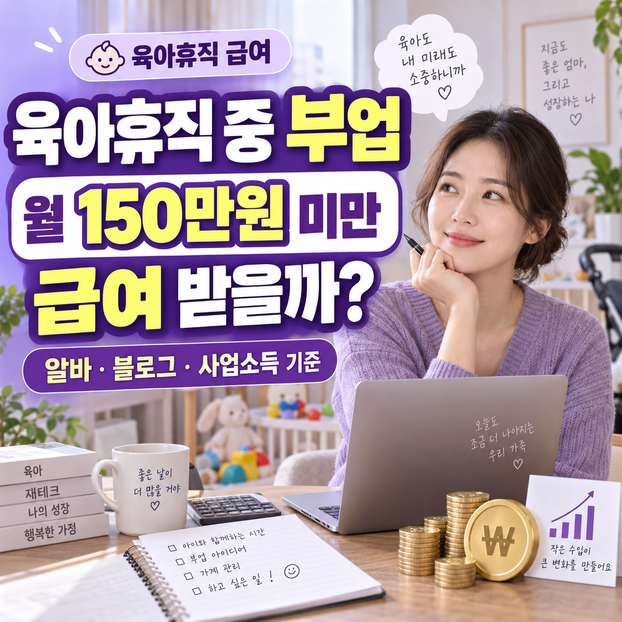 육아휴직 중 부업